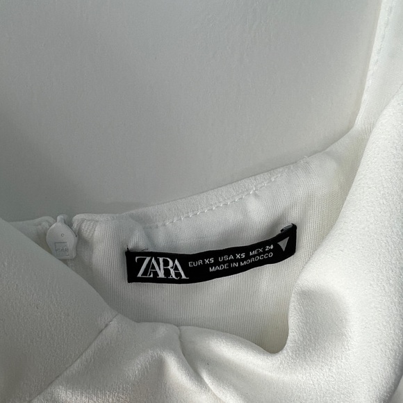 ZARA white corset mini dress XS - Picture 6 of 6